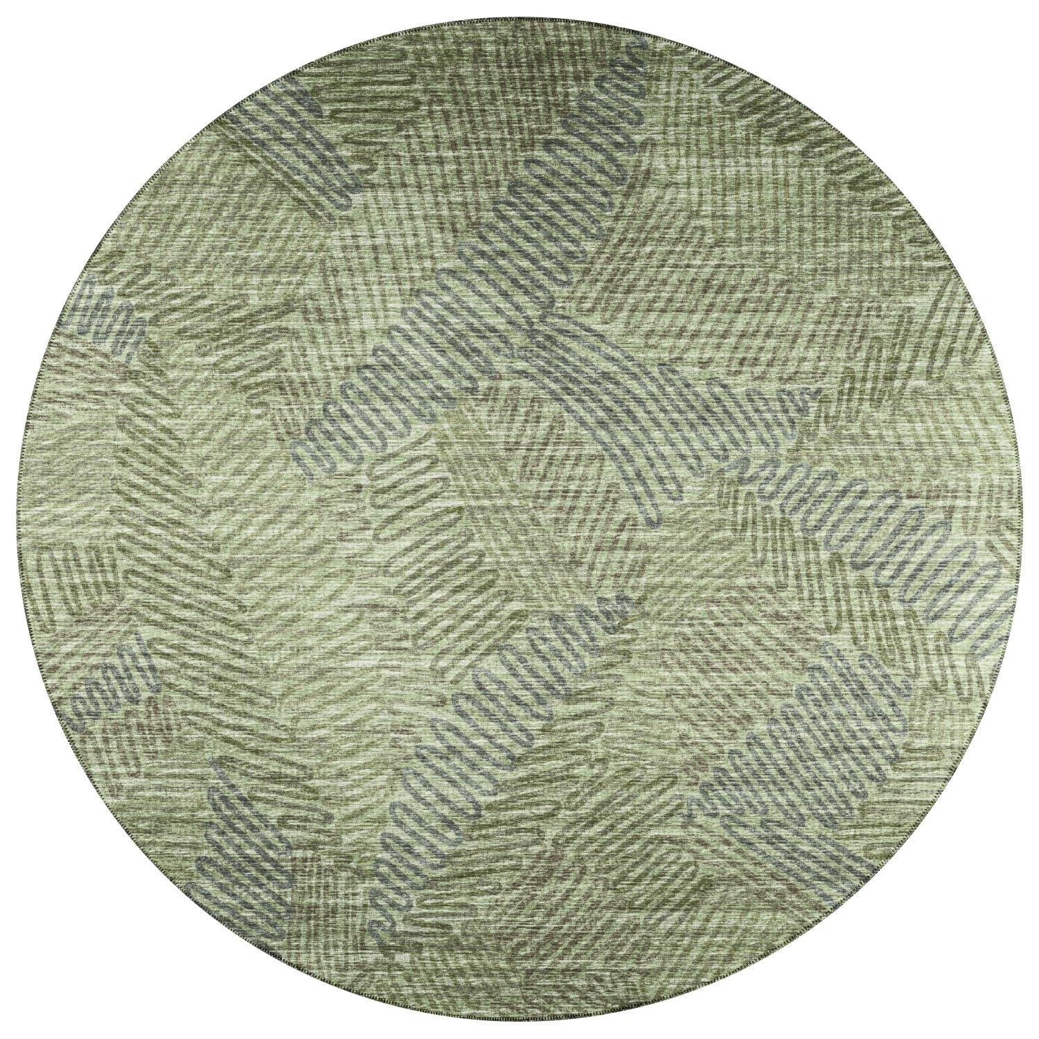 Addison Rugs Yuma Ayu41 Green 8' X 8'
