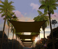 Amgo 10' X 16' Brown Rectangle Sun Shade Sail Canopy Awning Upf50+ Agtapr1016, 95% Uv Blockage, Water & Air Permeable, Commercia