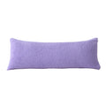 Reafort Ultra Soft Sherpa Body Pillow Cover/Case With Zipper Closure 21'X54' (21'X54' Body Pillow Cover, Lilac)