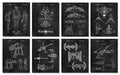 Star Wars Gifts for Men - 8 Wall Art Prints (8x10) for Boys Women Bathroom Bedroom Room Home Decor Merchandise Office Decoration