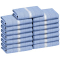 Zeppoli Classic Kitchen Towels - 15 Pack 100% Natural Cotton Kitchen Towel Set, Reusable Wash Cloths, Absorbent Dish Towels, Mac