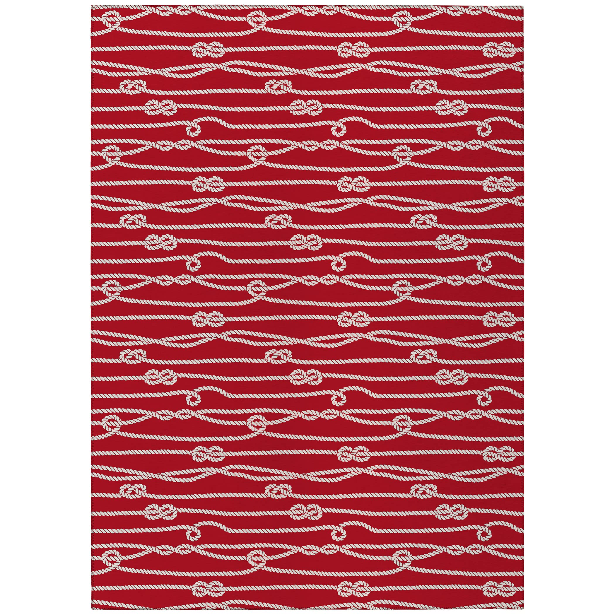 Addison Rugs Harpswell Ahp37 Ruby 5' X 7'6" Indoor Outdoor Area Rug, Easy Clean, Machine Washable, Non Shedding, Bedroom, Living Room, Dining Room, Kitchen, Patio Rug