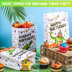 Containlol Dinosaur Birthday Party Bags Happy Birthday Gift Bags Dino Theme Watercolor Dinosaur Candy Treat Goodies Party Favors