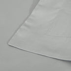 Ntbay 2 Pack 500 Thread Count 100% Egyptian Cotton Standard Pillow Shams, Super Soft And Breathable Oxford Pillowcases For Bed, 20X26 Inches, Light Grey