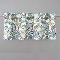 DriftAway Layla Classic America Style Floral Leaves Room Darkening Window Curtain Valance Rod Pocket Single 52 Inch by 18 Inch P