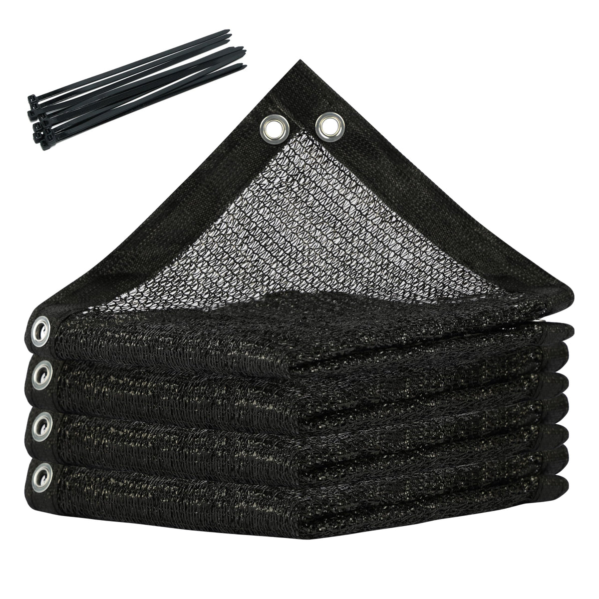 Colourtree 50% Black Shade Cloth Custom Size 2Ft X 63Ft Mesh Tarp, Uv Resistant Netting With Upgrade Grommets For Plant Cover, Greenhouse, Chicken Coop, Barn, Kennel, Garden (We Make Custom Size)