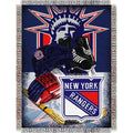 Northwest Nhl New York Rangers Unisex-Adult Woven Tapestry Throw Blanket, 48'' X 60'', Home Ice Advantage