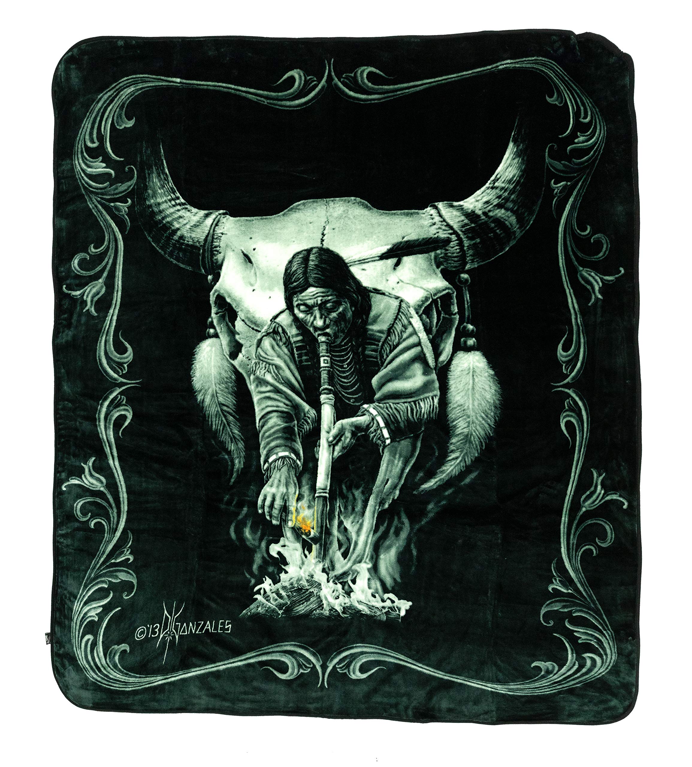Plush Throw Blanket - Harmony - Queen Bed 79'X 95' - Faux Fur Blanket For Home Decor, Bedding Sets, Sofa Bed, Couch, Picnic Bl