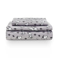 Berkshire Blanket Peanuts Kids Sheet Set, Twin Size - 3 Pieces, Peanuts Mini Poses And Paws Grey, Cute Character Snoopy Printed