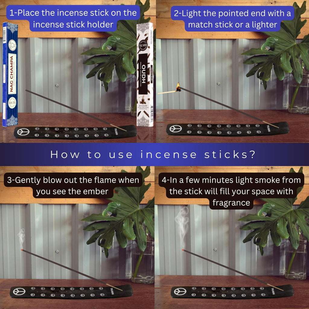 Trumiri Incense Sticks - Combo Pack Of 35 Insence-Sticks - 15 Nag Champa + 20 Oud - Insenses - Insents - Incents - Inscense - In