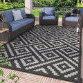 Genimo Outdoor Rug For Patio Clearance,5 'X8 ' Waterproof Mat,Reversible Plastic Camping Rugs,Rv,Porch,Deck,Camper,Balcony,Backy