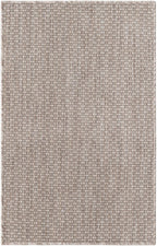Unique Loom Collection Casual Transitional Solid Heathered Indoor/Outdoor Flatweave Area Rug (2' X 3' 1'' Rectangle, Beige/Ivory