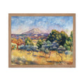 Poster Master Classic Renoir Poster - Vintage Impressionism Print - Gift for Friend, Traveler - Mont Sainte Victoire, Mountain -