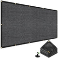 Fotmishu 90% Sunblock Shade Cloth 6Ftx8Ft+10Pcs 4' Ball Bungee, Anti-Aging Sun Mesh Uv Resistant Net Wit Garden Shade Mesh Tarp