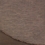 Nourison Positano Indoor/Outdoor Natural 6' X Round Area Rug, Easy Cleaning, Non Shedding, Bed Room, Living Room, Dining Room, Backyard, Deck, Patio (6 Round)