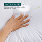 Harborest King Size Bed Pillows Set Of 2 - Luxury Hotel Collection Down Alternative Pillows For Sleeping, 20 X 36 Inches
