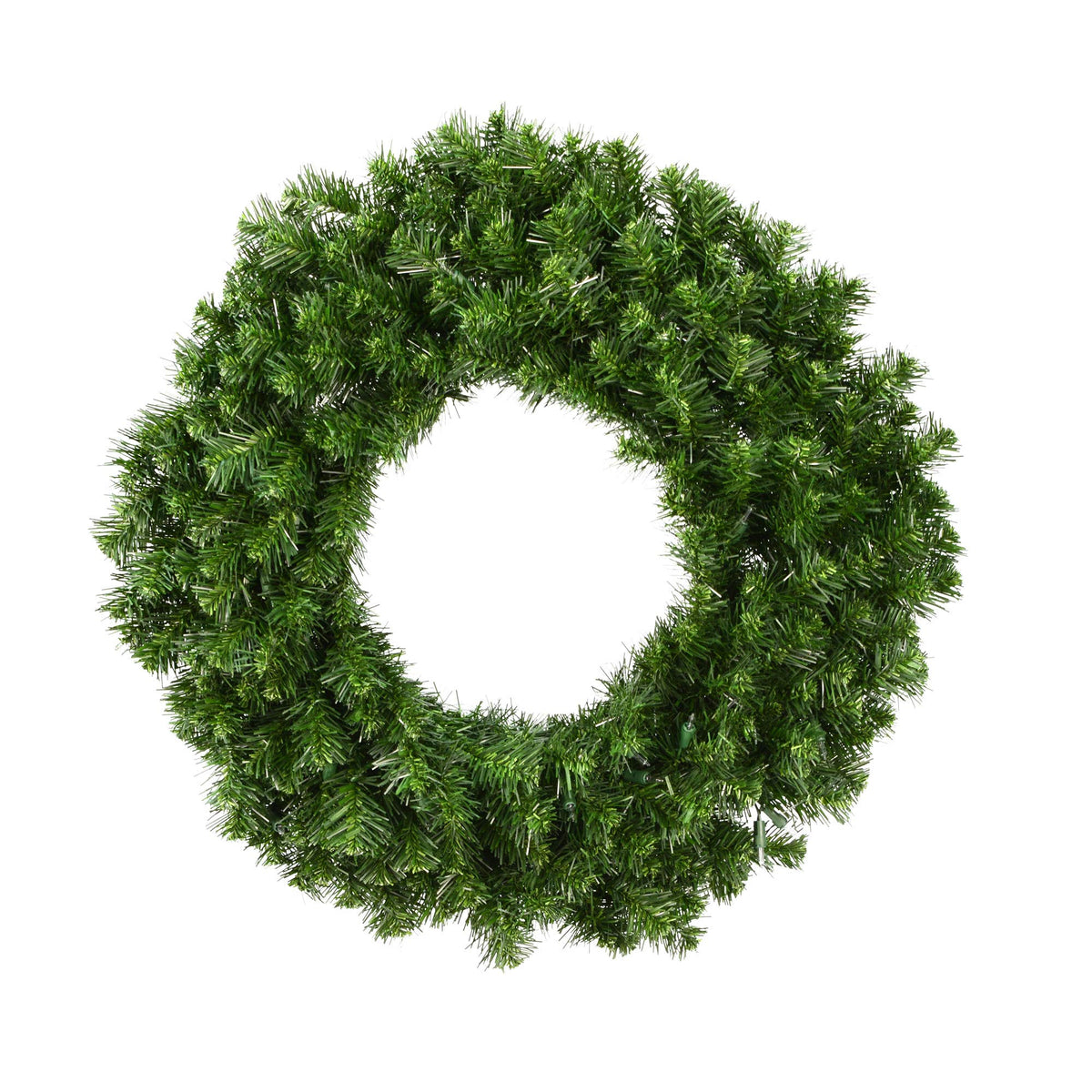 Vickerman 36 Inch  Unlit Douglas Fir Artificial Christmas Wreath With Pvc Tips  Outdoor Rated Christmas Wreath For Front Door Or Man