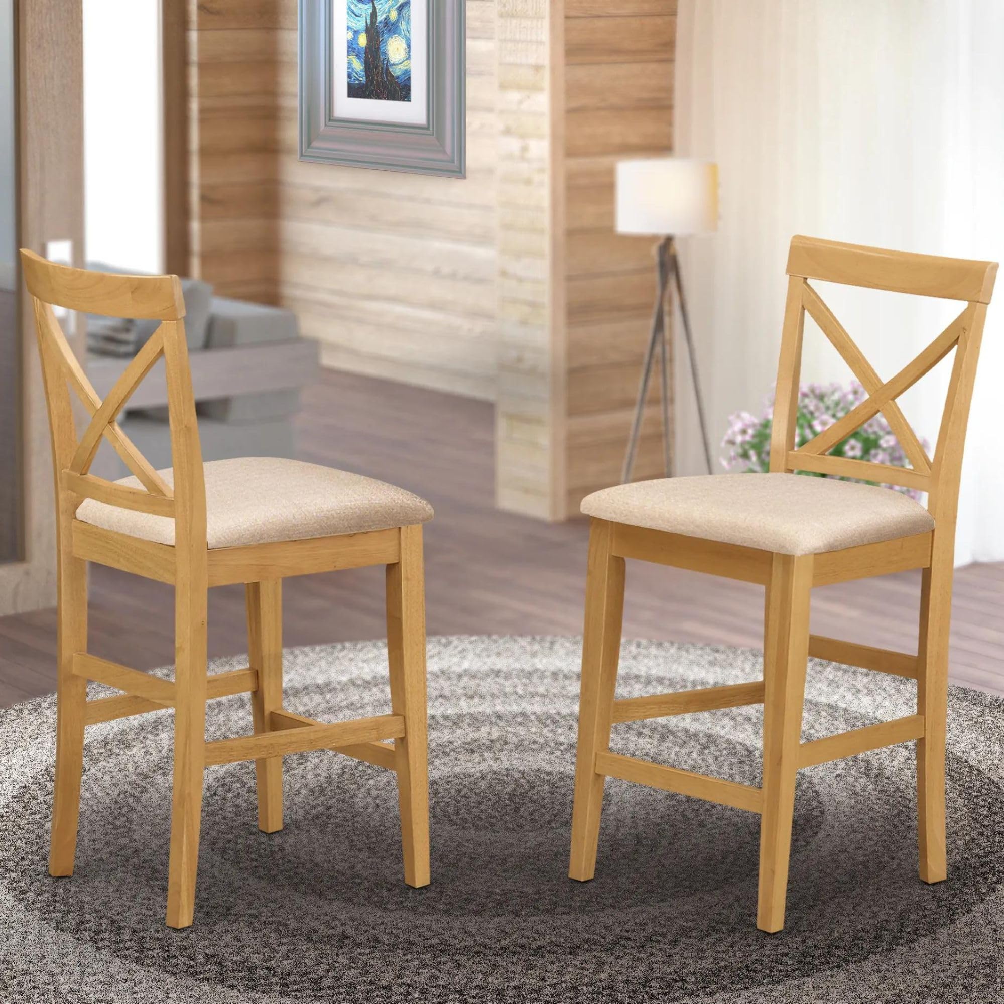 East West Furniture Pub Counter Stool - Thumbnail 4