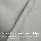 Ntbay 100% Brushed Microfiber Queen Pillow Shams Set Of 2, Super Soft And Cozy, Wrinkle, Fade, Stain Resistant 20X30 Inches Oxford Pillowcases, Smoky Grey