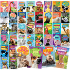 T Marie 40 Funny Animal Joke Postcards With No Repeats - 4X6    Humorous Bulk Thinking Of You Postcards For Kids, Grandkids, Stu