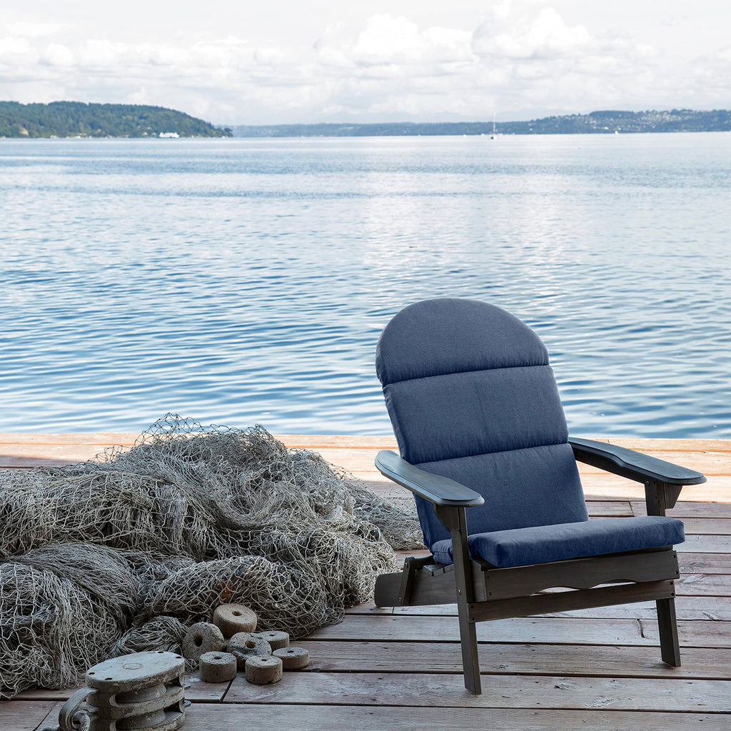 Arden Selections Oceantex Outdoor Rocking Chair Cushion, 21.5 X 19, Rain-Proof, Fade Resistant, Cushions For Rocking And Adirond