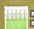 Today'S Curtain Imperial Classic Drawn Cutwork Valance, 14-Inch, White