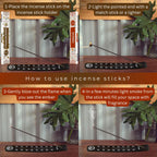Trumiri Incense Sticks - Combo Pack Of 40 Insence-Sticks - 20 Frankincense And 20 Myrrh - Insense - Insents - Incents - Inscense