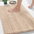 Yimobra Bathroom Rug Mat 24 x 17, Non Slip and Super Absorbent Bath Mat,Machine Washable Quick Dry,Ultra Plush Chenille Shower R