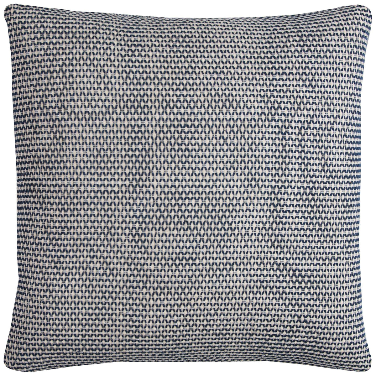 Rizzy Home Geometric 22&quot; x 22&quot; Poly Filled Pillow with Cotton Cover-Indigo