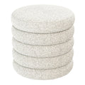 Wallace & Bay Norra Cream Storage Ottoman with Reversible Solid Wood Tray Tops
