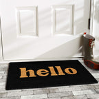 Calloway Mills 100212436Bnb Block Hello Doormat, 24' X 36'
