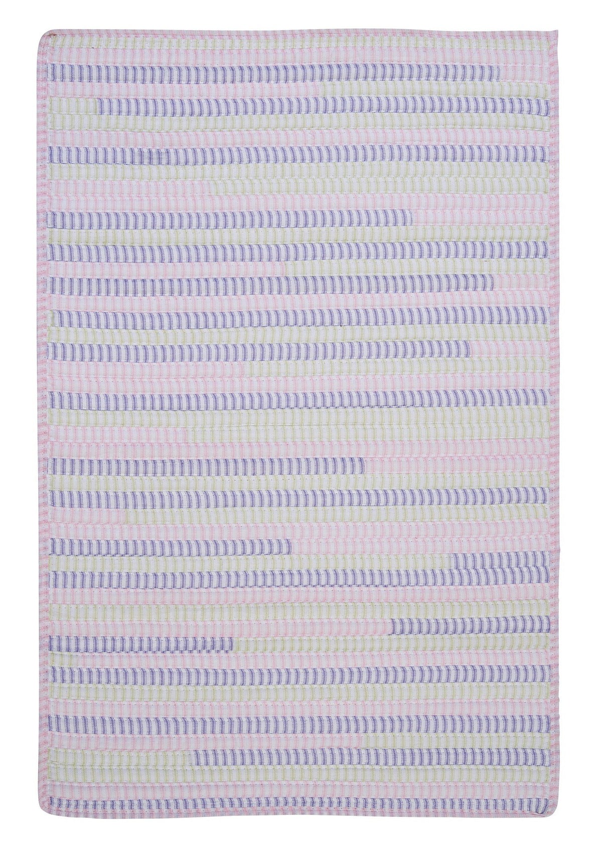 Ticking Stripe Rect Area Rug, 4 By 6-Feet, Dreamland