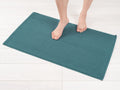 American Soft Linen Bath Rug, 20 in 34 in 100% Cotton Bath Mats Rugs for Bathroom, Non Slip Washable Shaggy Form Area Rugs, Colo