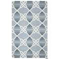 Rizzy Home Alora Decor Berlin 8' X 10' Trellis Blue/Gray/Rust/Blue Hand-Tufted Area Rug