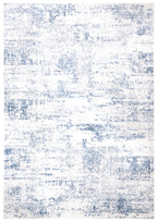 Safavieh Amelia Collection Area Rug - 5'3'' X 7'6'', Ivory & Blue, Modern Abstract Design, Non-Shedding & Easy Care, Ideal For H