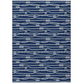 Addison Rugs Harpswell Ahp37 Blue 9' X 12' Indoor Outdoor Area Rug, Easy Clean, Machine Washable, Non Shedding, Bedroom, Living Room, Dining Room, Kitchen, Patio Rug
