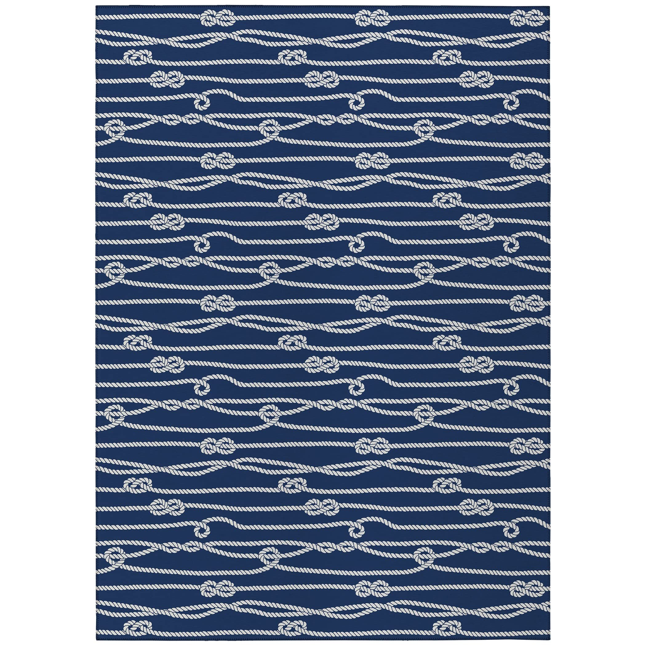 Addison Rugs Harpswell Ahp37 Blue 10' X 14' Indoor Outdoor Area Rug, Easy Clean, Machine Washable, Non Shedding, Bedroom, Living Room, Dining Room, Kitchen, Patio Rug