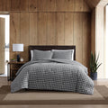 Eddie Bauer - Twin Duvet Cover Set, Reversible Flannel Bedding With Matching Sham, Home Decor For Colder Months (Preston Grey, T