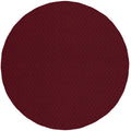 Garland Rug Town Square Chili Red 5 x 5 Round Stain Resistant Indoor Area Rug