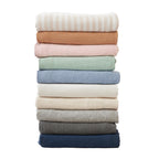 3 Piece Jersey Knit Twin Cotton Blend Blue Sheet Set | Ultra-Soft T-Shirt Jersey Bedding Sheets & Pillowcases | Heathered, Breat