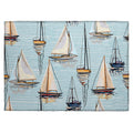 Dalyn Rugs Harbor HA8 Blue Washable 26 x 310 Indoor Outdoor Area Rug, Easy Clean, Machine Washable, Non Shedding, Bedroom, Liv