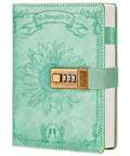 Yoment Lock Diary For Women Refillable Lock Journal Personal Locking Diary Girls Vintage Leather Locked Journal Writing Notebook