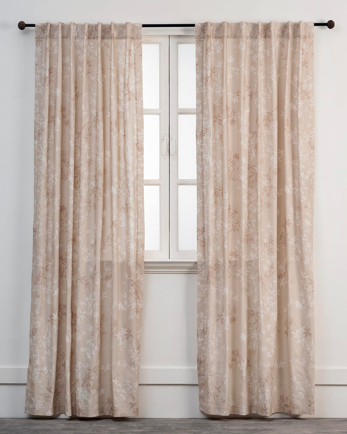 Maison D' Hermine Curtain 100% Cotton 50'X108' Curtains 2 Panel Easy Hanging With A Rod Pocket & Loop For Kitchen, Bedroom & O