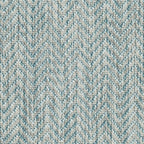 Safavieh Courtyard Collection Cy8022 Indoor/ Outdoor Non-Shedding Easy Patio Backyard Porch Deck Mudroom Area, 2'7'' X 5', Aqua