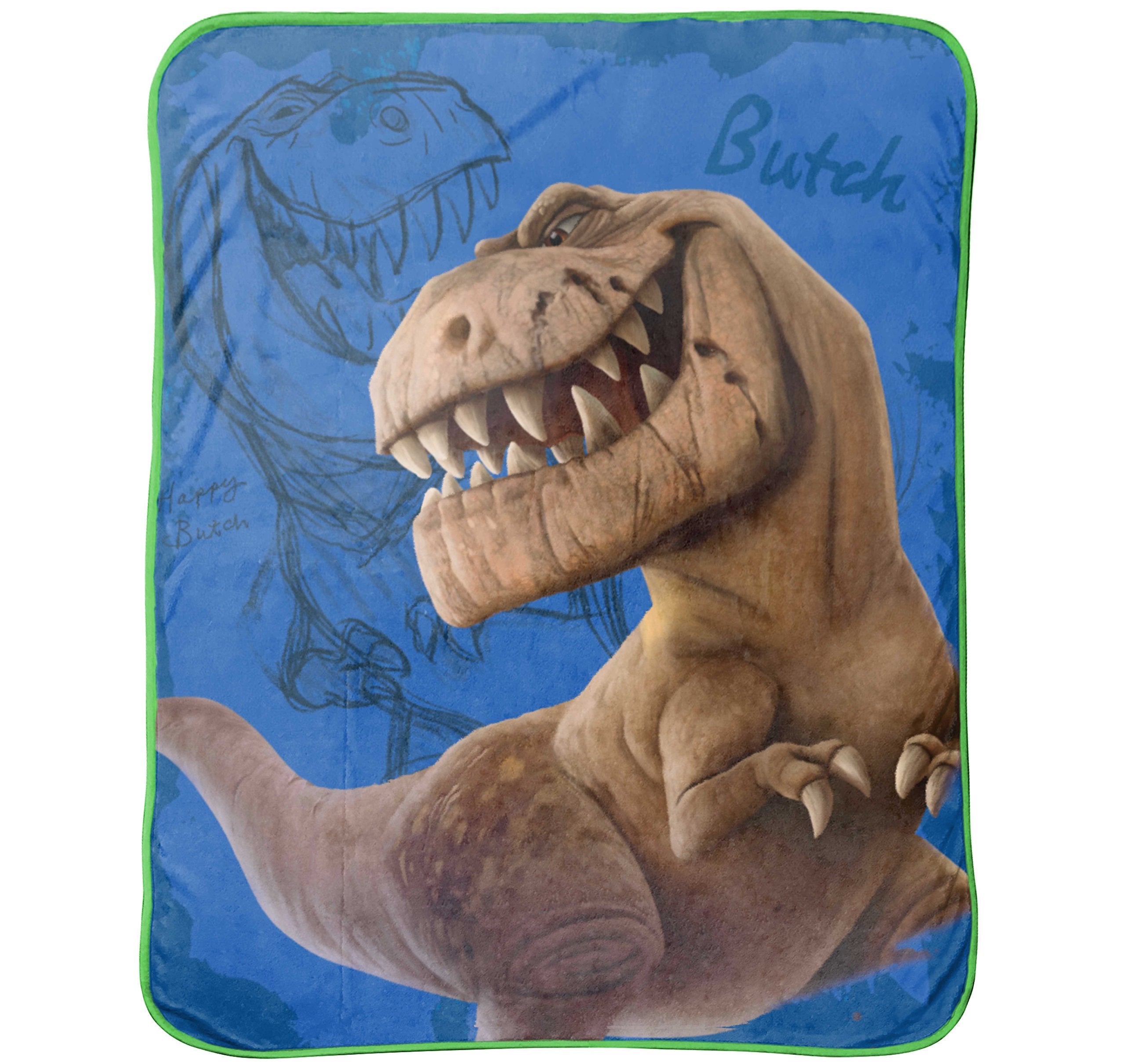 Jay Franco Disney The Good Dinosaur Carnivore 46 X 60 Plush Throw The