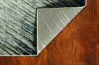 HomeRoots Decor 3'3' x 4'11' Polyester Silver Grey Area Rug