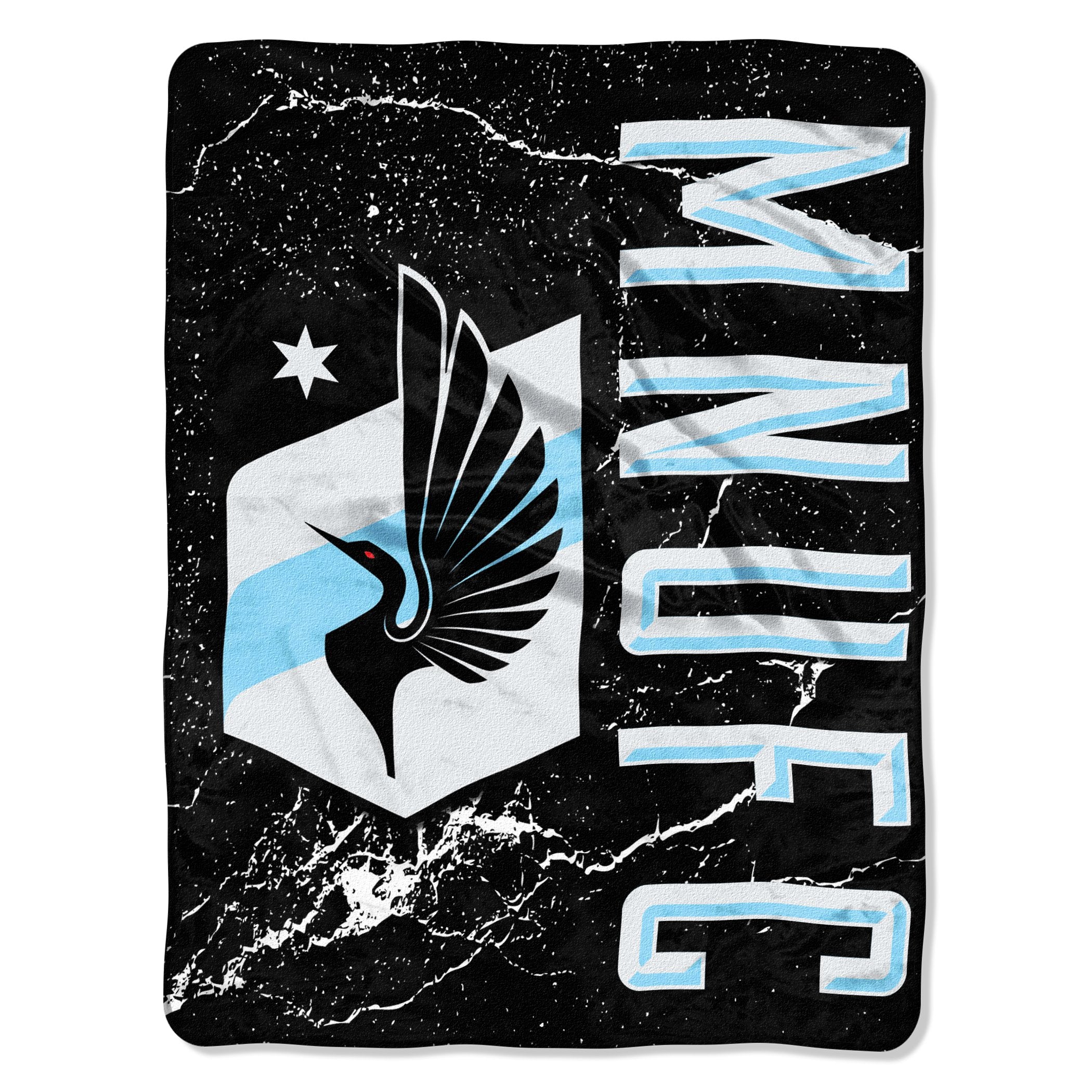 The Northwest Company MLS Sporting Kansas City Micro Raschel Throw Blanket, 46 x 60, Concrete