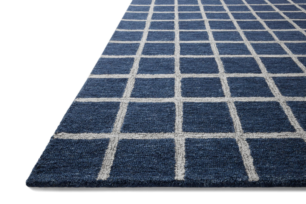Loloi Chris Loves Julia X Polly Navy/Silver 3'-6'' X 5'-6'' Accent Rug