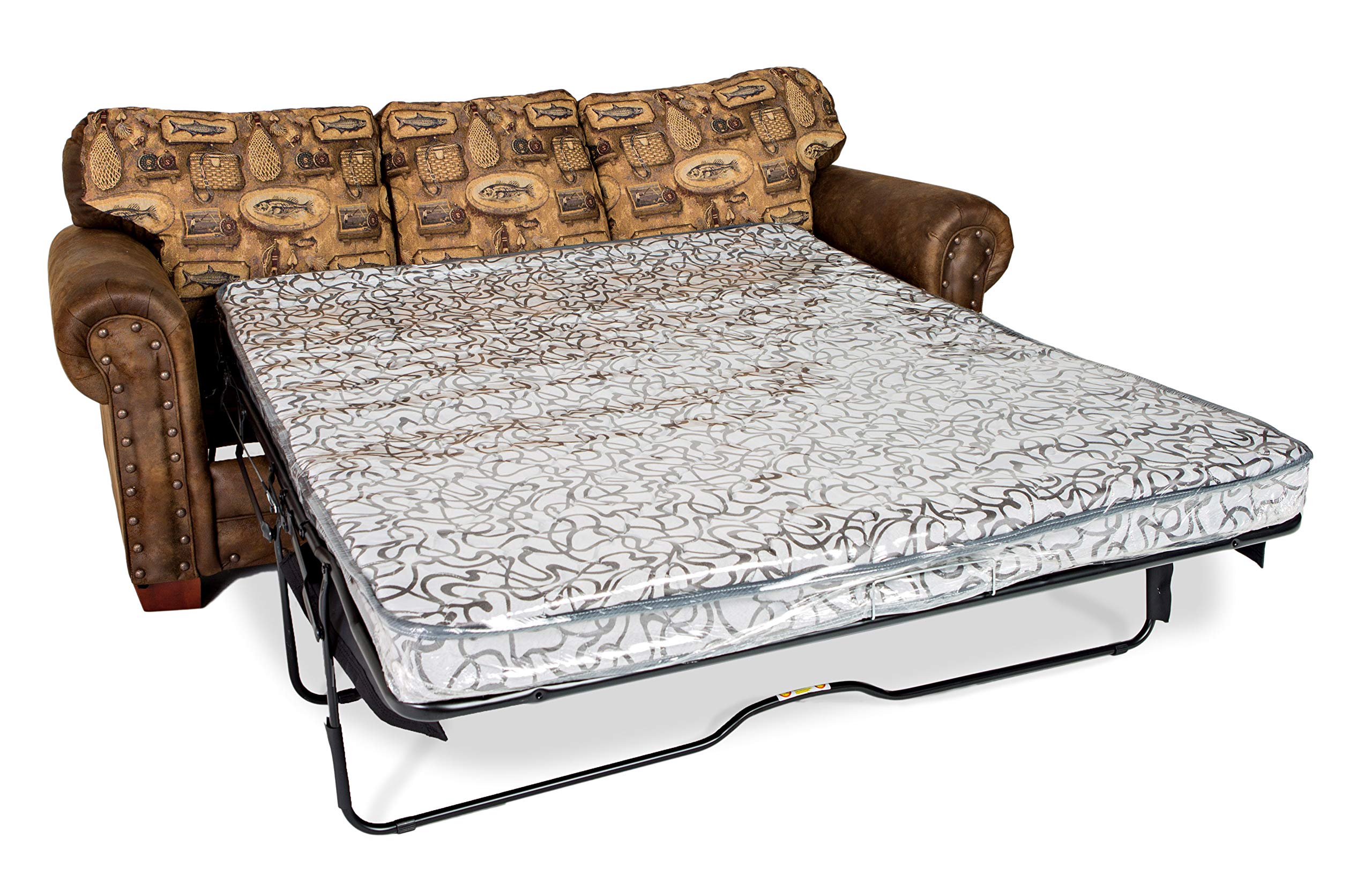 American Furniture Classics Model River Bend Sleeper Sofa, Brown