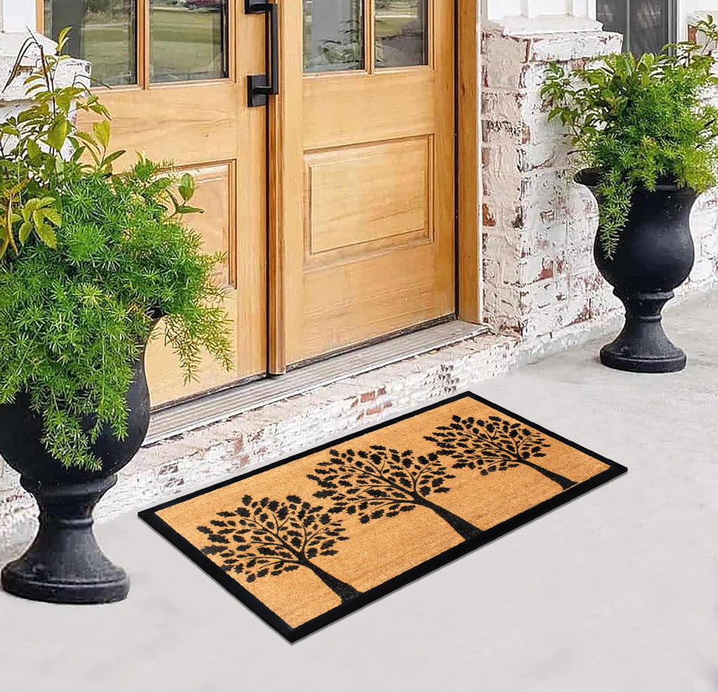 A1 Home Collections Entrance Door Mats, 24    X 48   , Durable Large Doormat, Non-Slip Welcome Doormat, Rubber Backed Thin-Profi